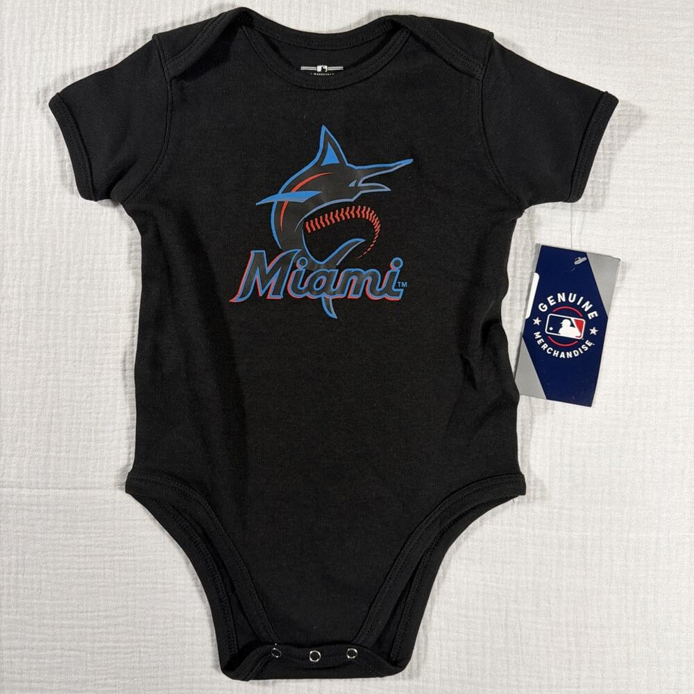 Miami Marlins Infant Genuine Merchandise Bodysuit 24M NWT